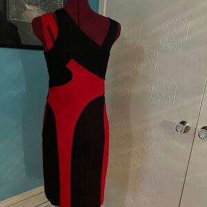 NWOT Stunning Black and Red Dress from Nue by Shani